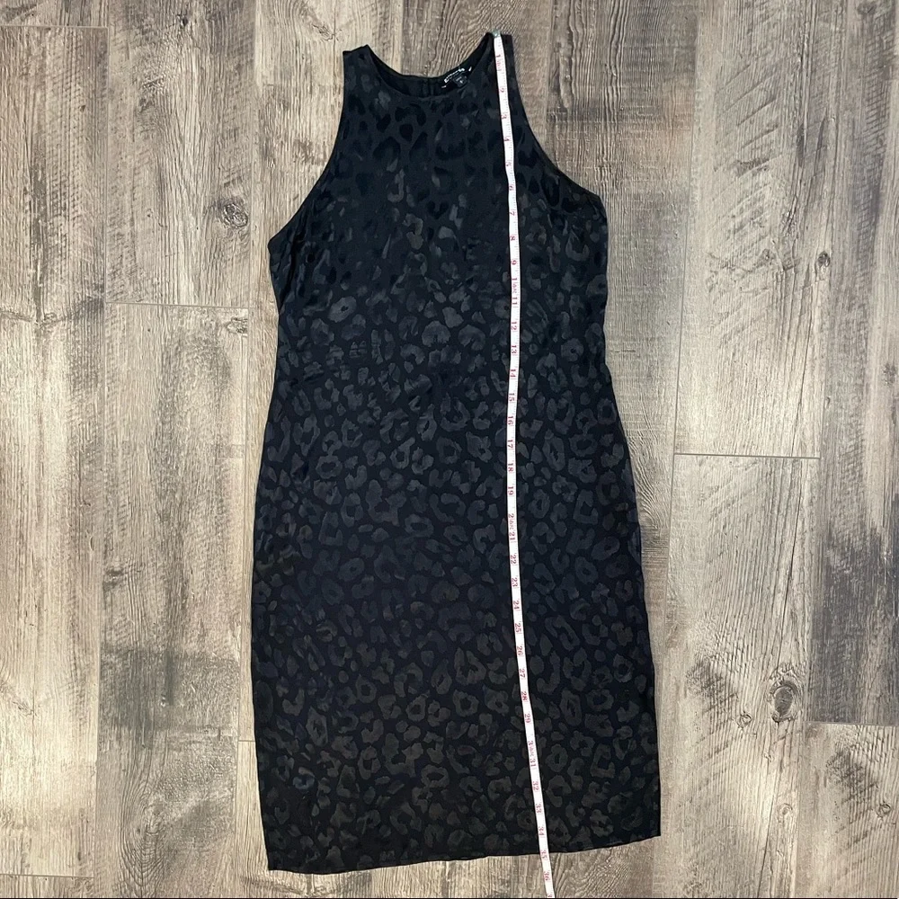 Express Black Leopard Dress size L - Picture 11 of 15